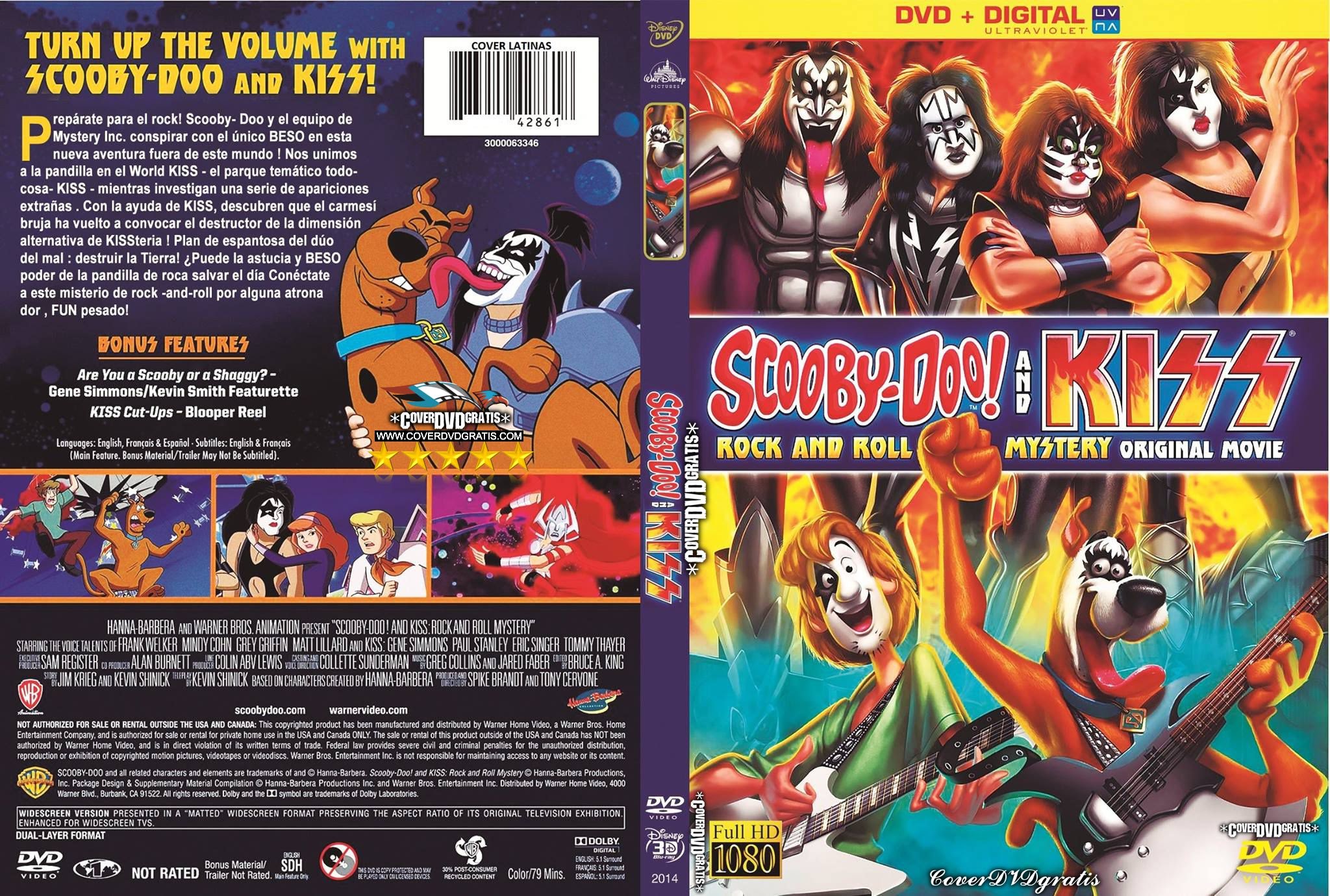 SCOOBY DOO! AND KISS: ROCK AND ROLL MYSTERY DVD/BLU-RAY